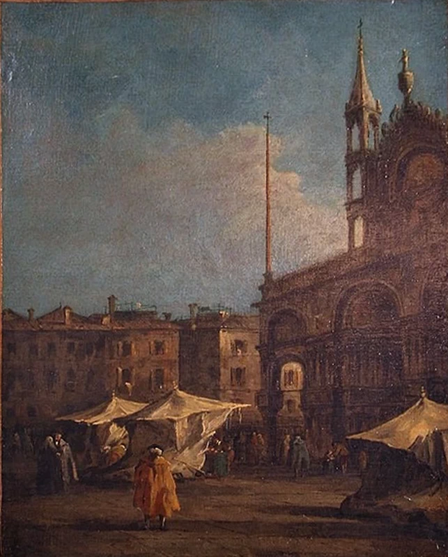 Veduta dalla Piazza San Marco - Musée Cognacq, Jay
